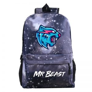 Mr Beast Lightning Cat Mochila for Boys Girls Cartoon Backpack School Students Knapsack Teens Travel Laptop 1 - Mr Beast Shop