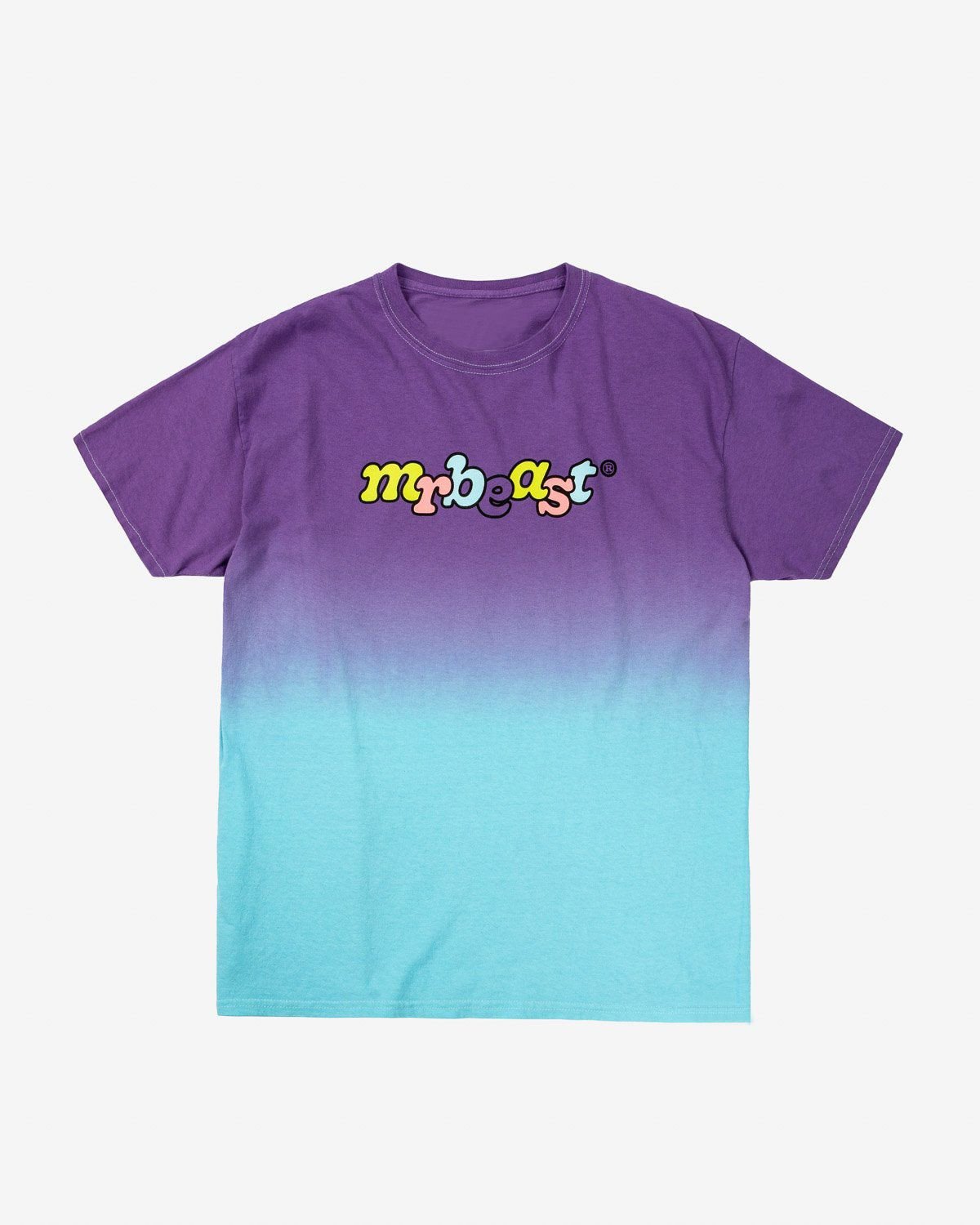 Mr Beast T-shirts - Mr Beast Color Pop Dip Dye Classic T-shirt | Mr ...