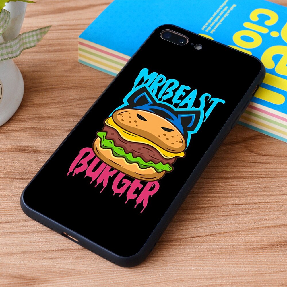 For iPhone MR Beast Burger Soft TPU border Apple iPhone Case 3 - Mr Beast Shop