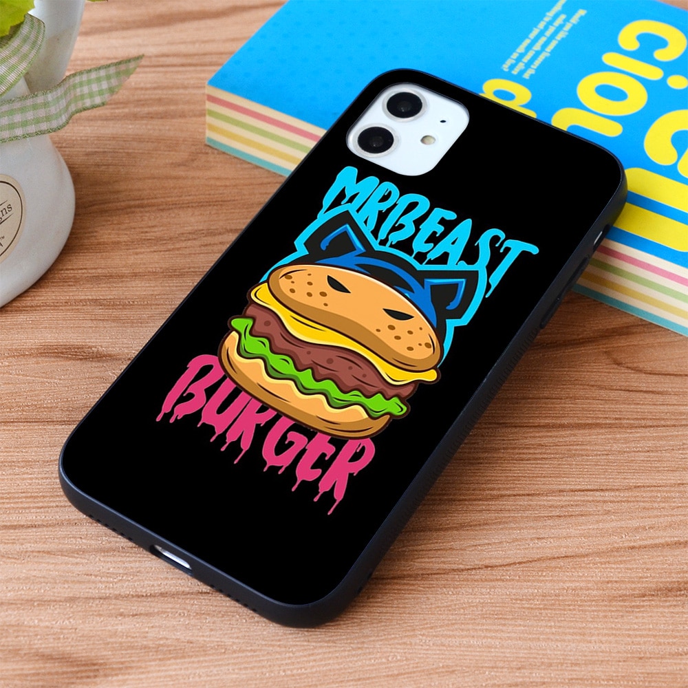 For iPhone MR Beast Burger Soft TPU border Apple iPhone Case - Mr Beast Shop