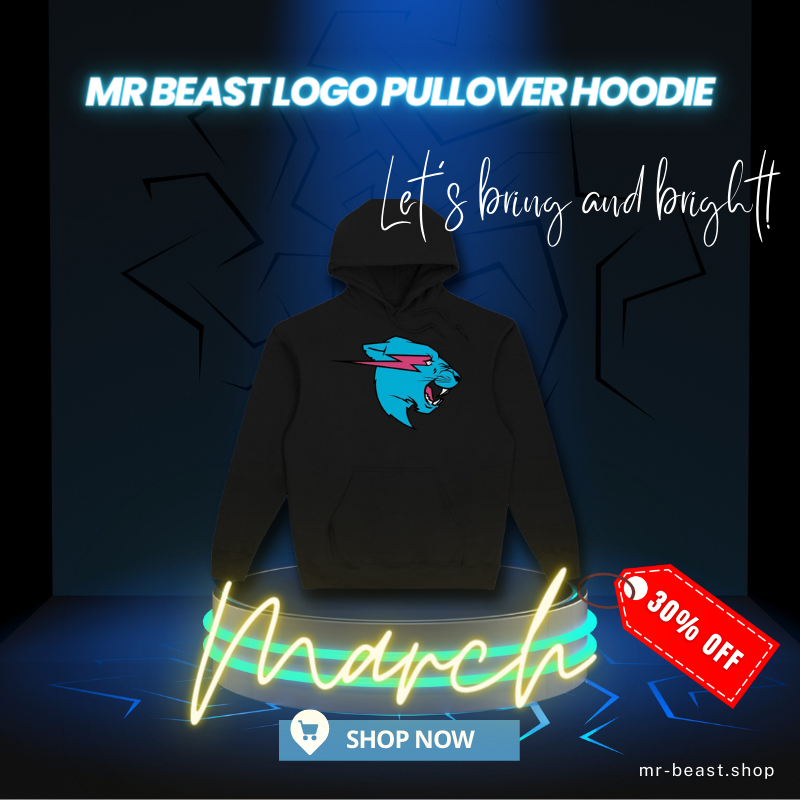 Mr beast logo clearance hoodie