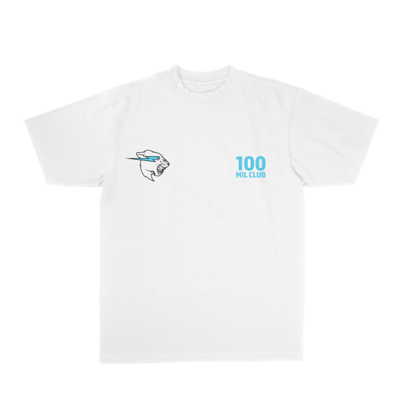 Beast100mTeeFront - Mr Beast Shop